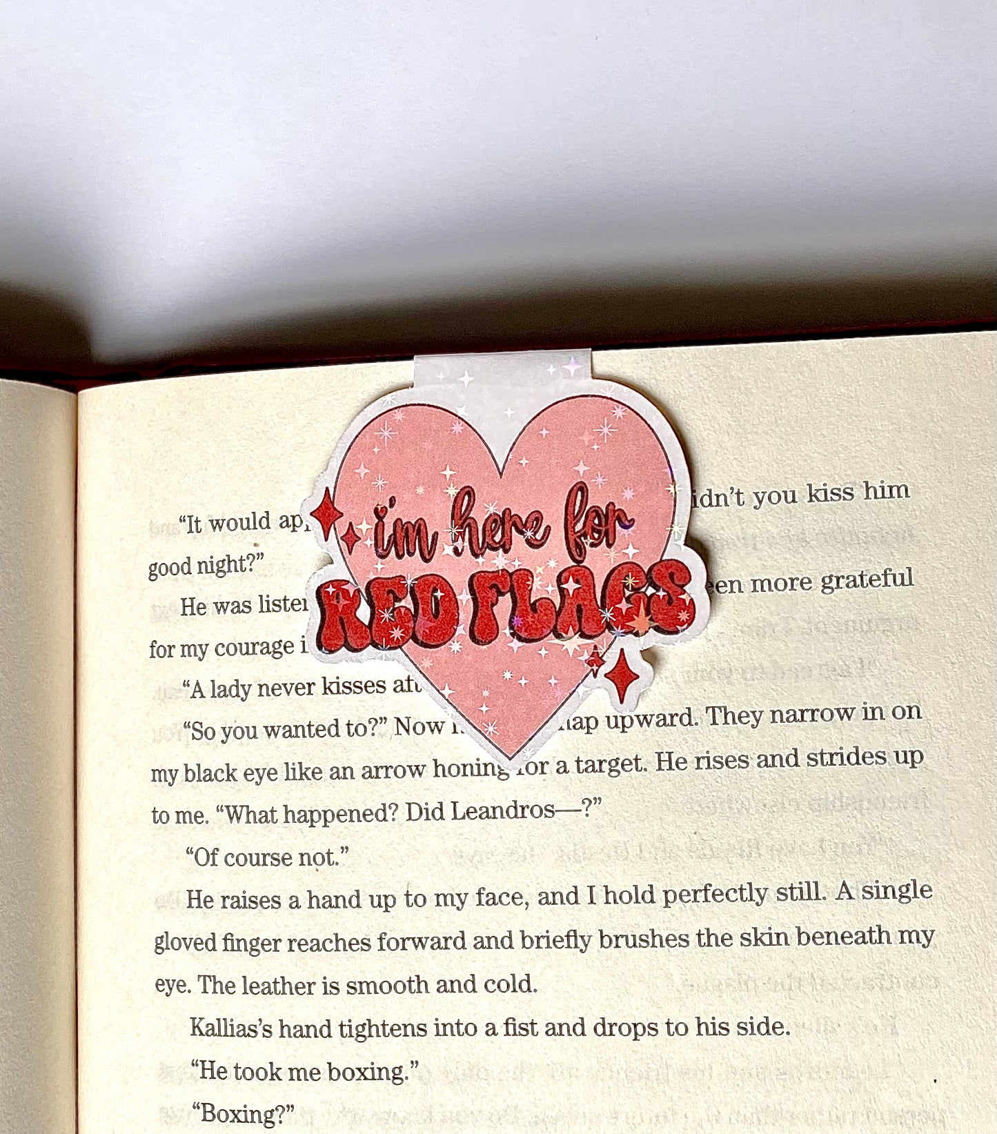 Red Flags Magnetic Bookmark