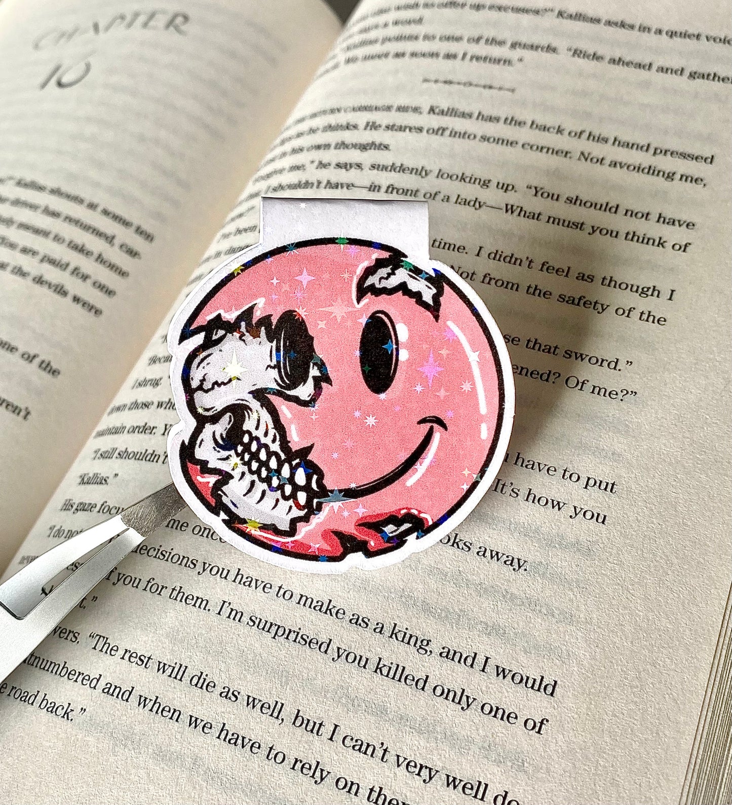 Candy Skull Magnetic Bookmark
