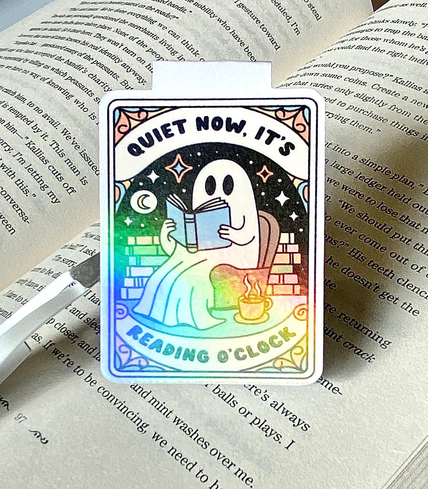 It's Reading O'clock Magnetic Bookmark