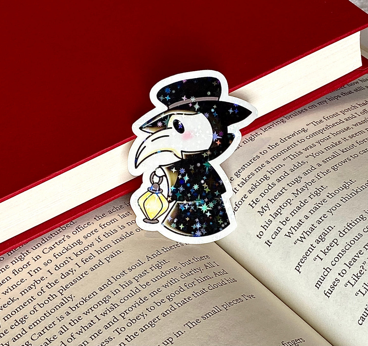 Blushing Doc Holographic Sticker