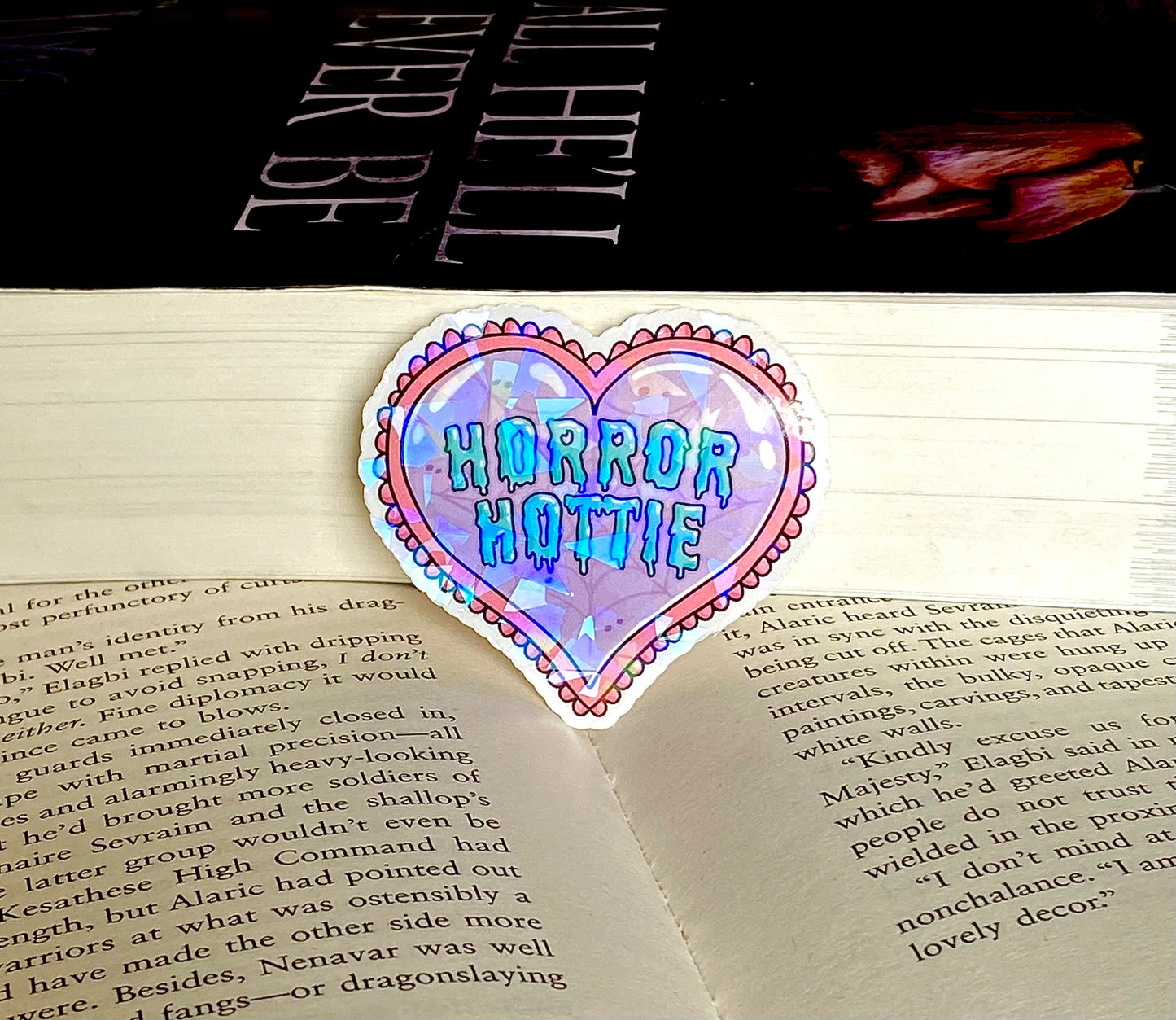 Horror Hottie Holographic Sticker