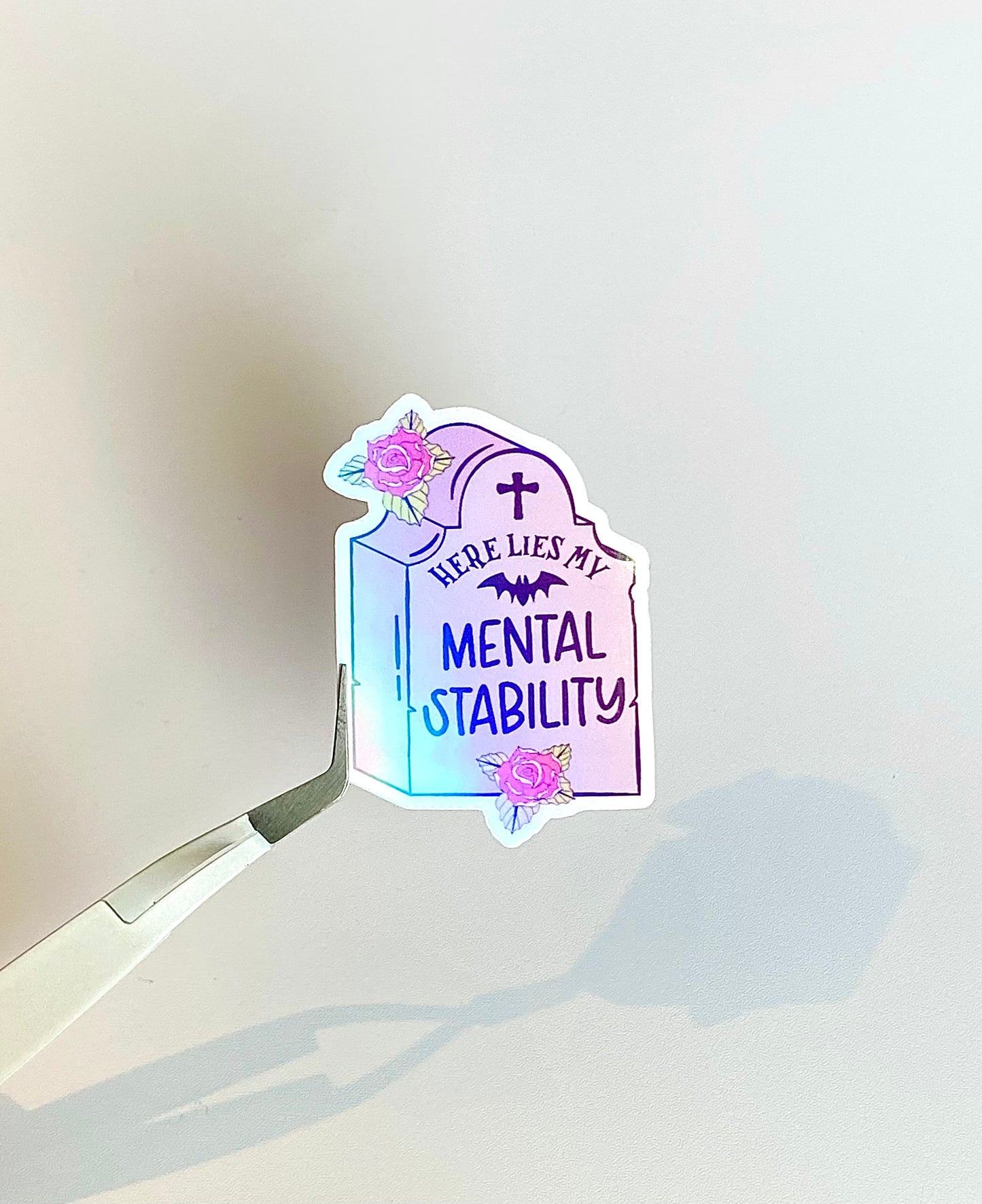 Mental Stability Holographic Sticker