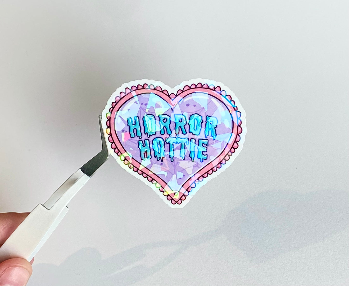 Horror Hottie Holographic Sticker