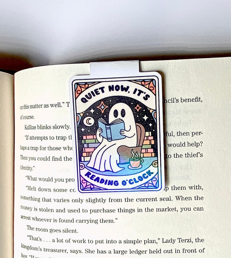 It's Reading O'clock Magnetic Bookmark
